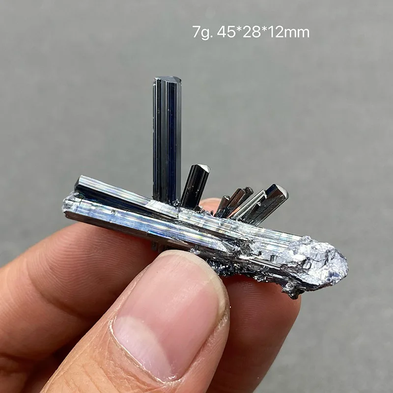 100% Natural rare Stibnite mineral specimen stones and crystals healing crystals quartz gemstones from China free shipping