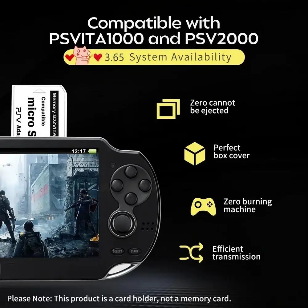 Memory Card for PS Vita TF Card Version 6.0 SD 2VITA Game Card Slot PSV 1000 2000 Adapter 3.65 System Mic
