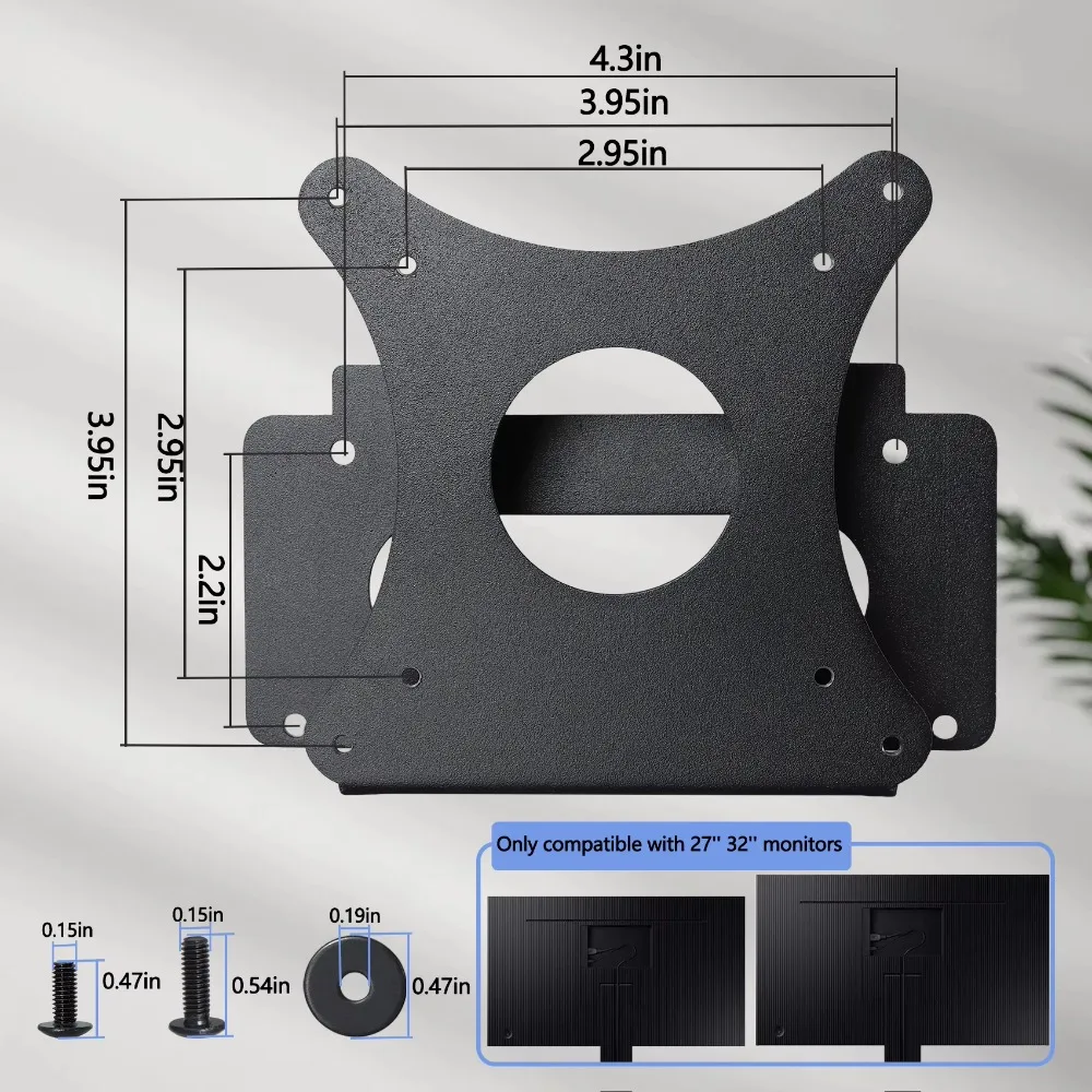 Compatible Samsung Space Monitor Arm VESA Mount adapter
