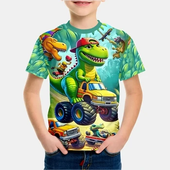 Boys 3D Dinosaur T-Shirt 1