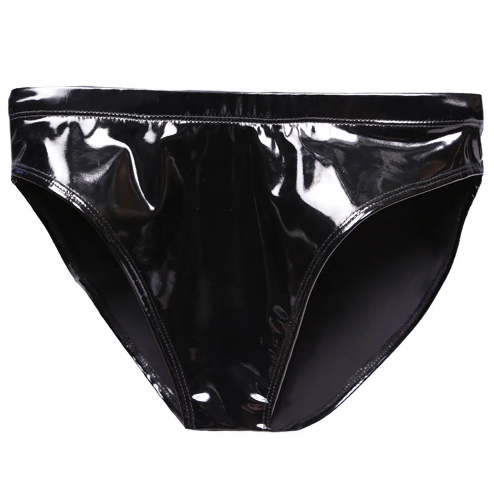 S-3XL High Waist Wet Look PVC Booty Shorts Women Shiny PU Leather Bikini Short Hot Pants Trunks Tights Sexy Micro Mini Bermudas
