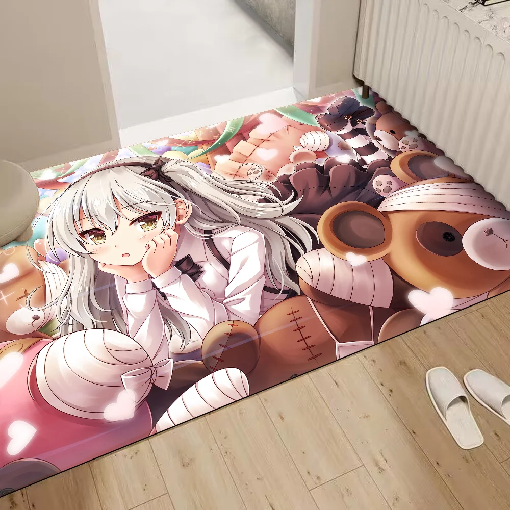 GIRLS Und PANZER Bath Mat Nordic Style Home Doormat Bathroom-Toilet Mats Bedroom Welcome Doormat 3