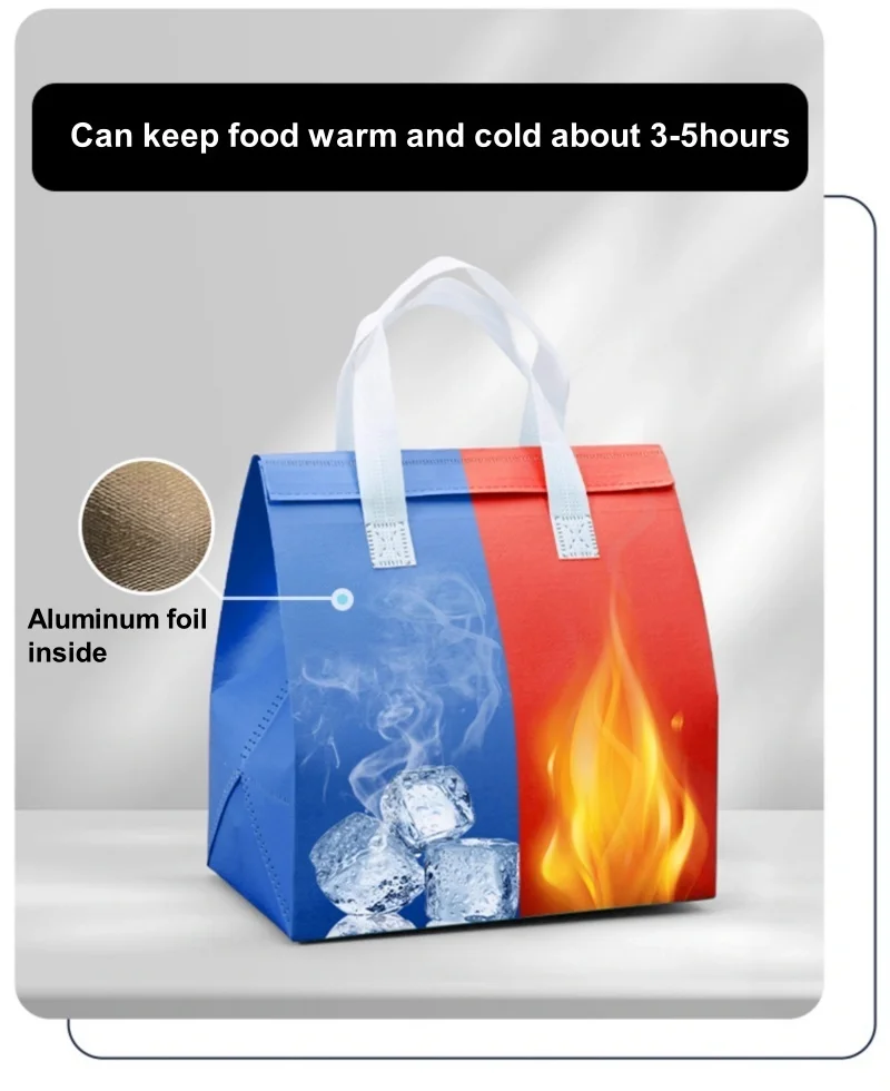 Brown Insulated Tote Bags 🥡 – Reusable Non-Woven Food Delivery Pouches for Hot and Cold... - SKU ITB01015 - UGI Packa...