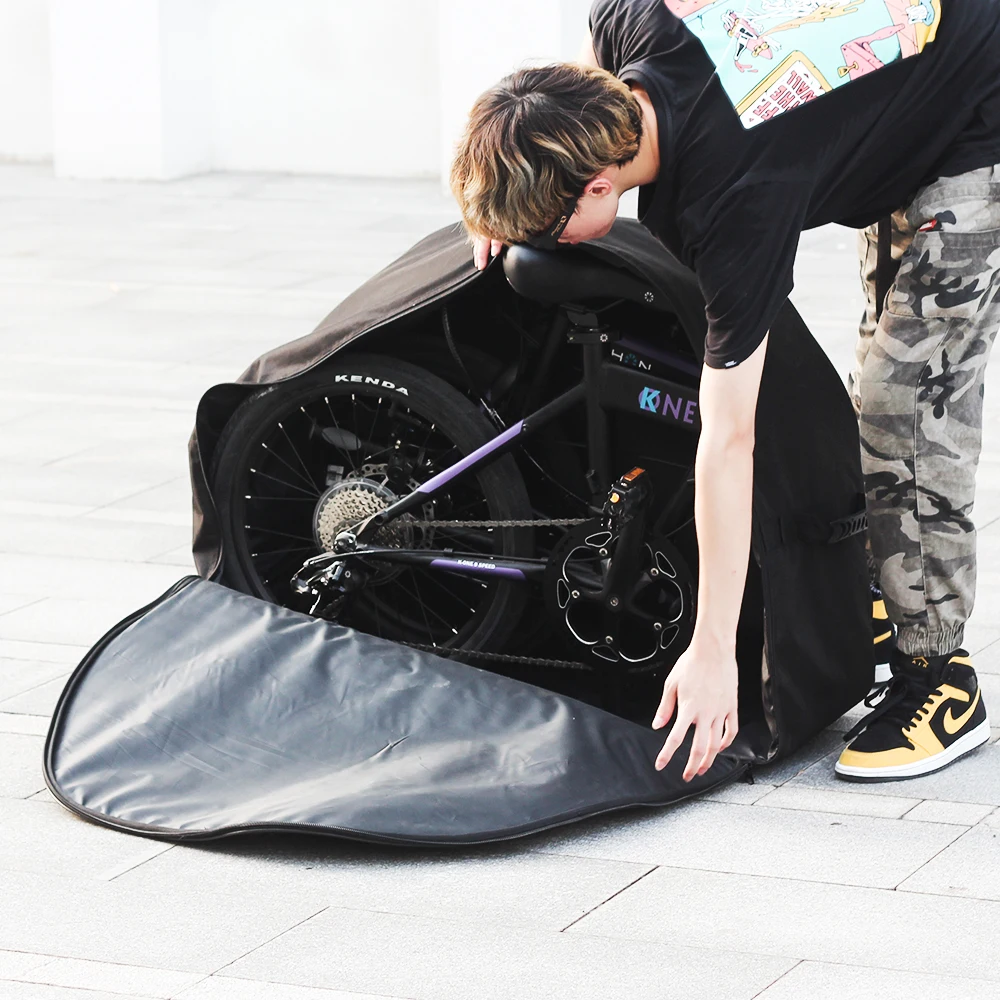 20/22インチの折りたたみ式電動自転車バッグ,輸送用ポータブル収納