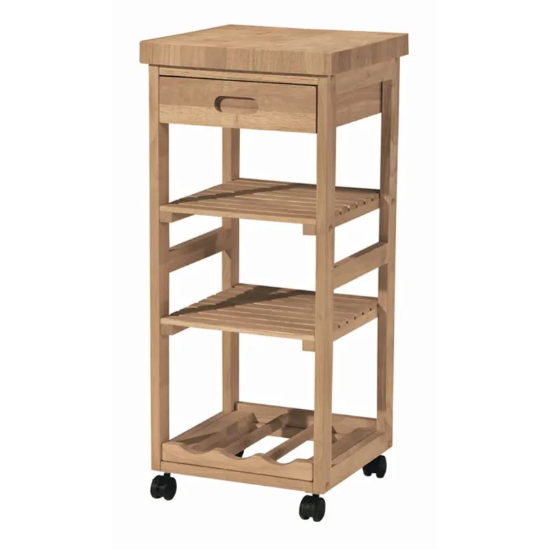 

Natural Kitchen Cart Trolley
