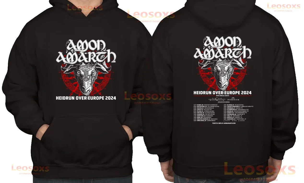 

Men's Breathable Amon High Quality Polyester Hoodie Amarth Women's American Street Print Long Sleeve