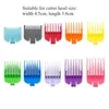 10Pcs Professional Hair Clipper Limit Guide Comb Trimmer Guards Attachment 1.5-25mm Universal Haircut Tool Clipper Limit Combs 2