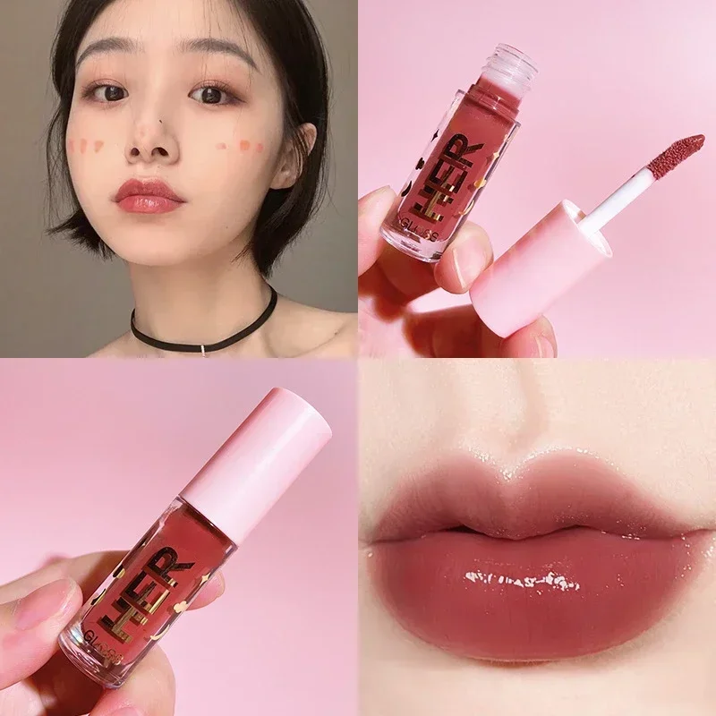 8 Colors Crystal Jelly Lipgloss Liquid Lipstick Makeup Lip Color Long Lasting Sexy Red Pink Nude Lip Gloss Bulk Wholesale 6