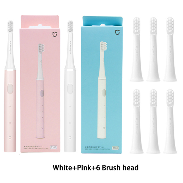 T100 Sonic Electric Toothbrush Mi Smart Tooth Brush Colorful USB Rechargeable IPX7 Waterproof For Toothbrushes head