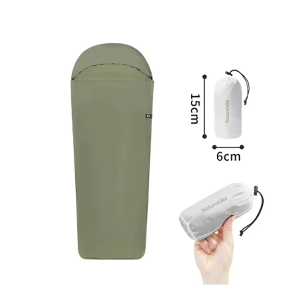 Naturehike 128g Ultralight Sleep Liner Outdoor Camping Hiking Hotel Single Travel sleeping bag sleeping bag liner