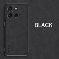 Sleek Soft Silicone Skin Feel Phone Case - Durable Back Cover with Bumper Protection - Motorola Moto G86 Power (Black)