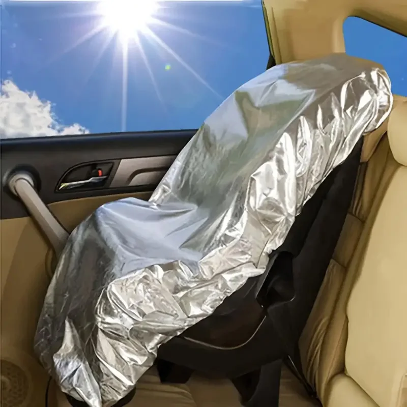 Car Safety Seat Sunshade 1 PC Universal Children's Baby Kid Dust Cover Sunscreen Blocking Ultraviolet Heat Insulation Seat Cover