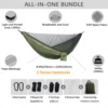 2 Person Camping With Mosquito Net Naturehike Ultralight Equipment Swing For Adults Outdoor Garden Furniture Hanging Hammock 1