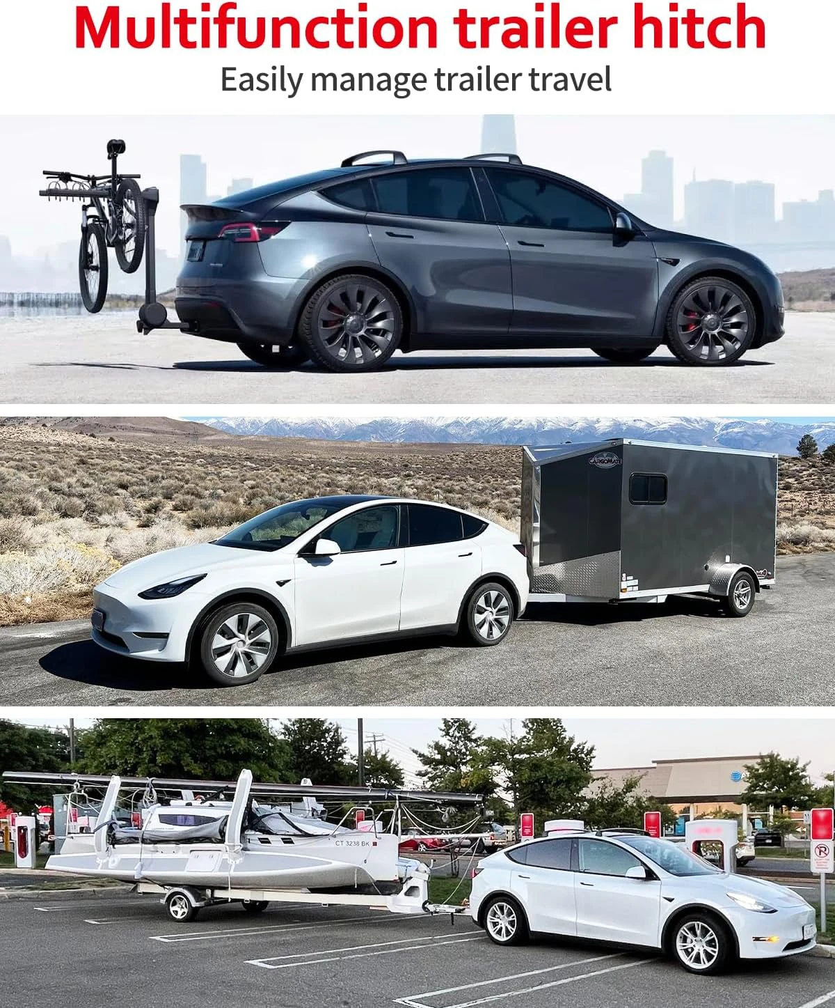 Attelage de remorquage pour Tesla modèle Y Juniper 2025 modèle Y