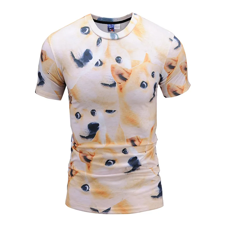 

Men T Shirt Street Style Cartoon Fun Pattern Gym Clothing The Price of 3D Printing Men's T-shirt Harajuku