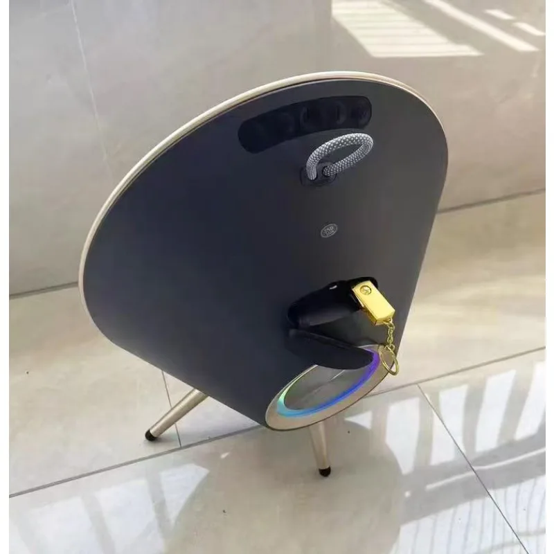 LP18 UFO Shaped Wireless Bluetooth Speaker Desktop HIFI Stereo Subwoofer Support BT TF AUX Home Theater 80W Powerful Soundbox