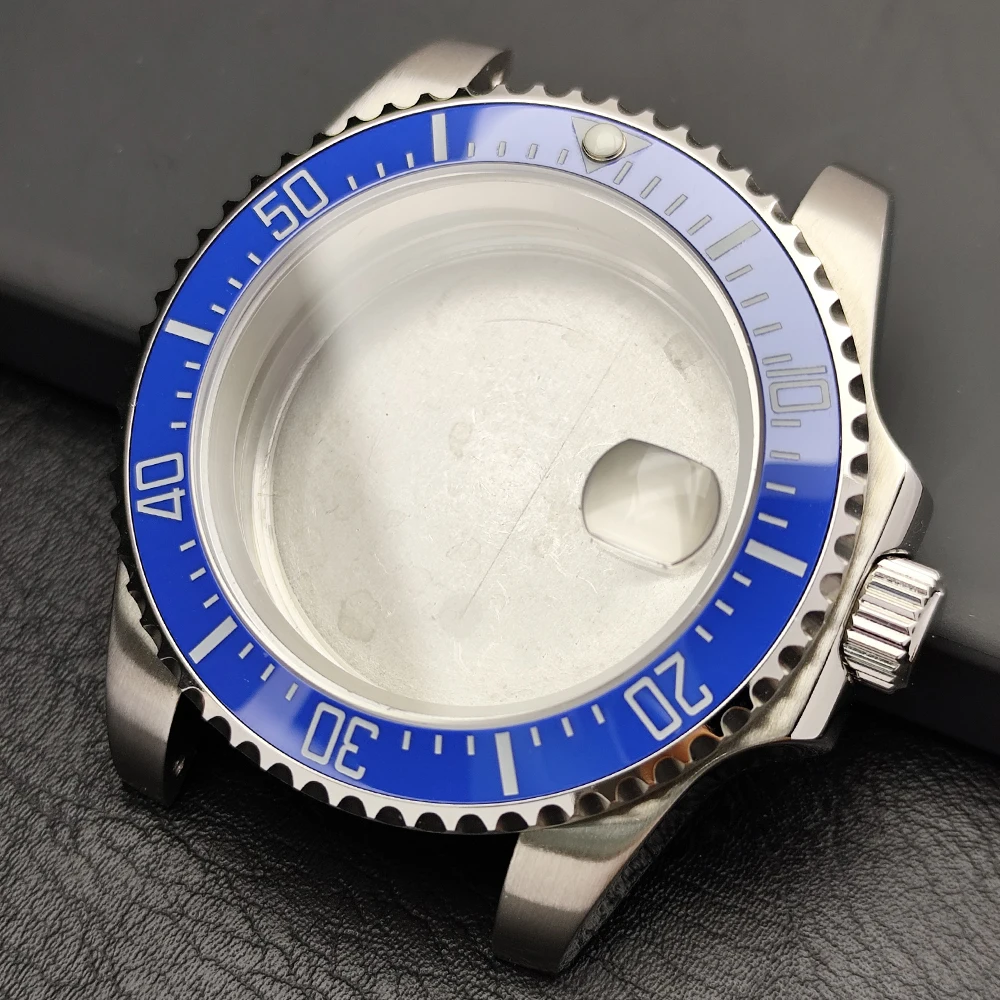 Premium 40.5MM Sapphire Glass GMT Case with Bidirectional Rotating Bezel for 28.5MM Dial and 20mm Strap
