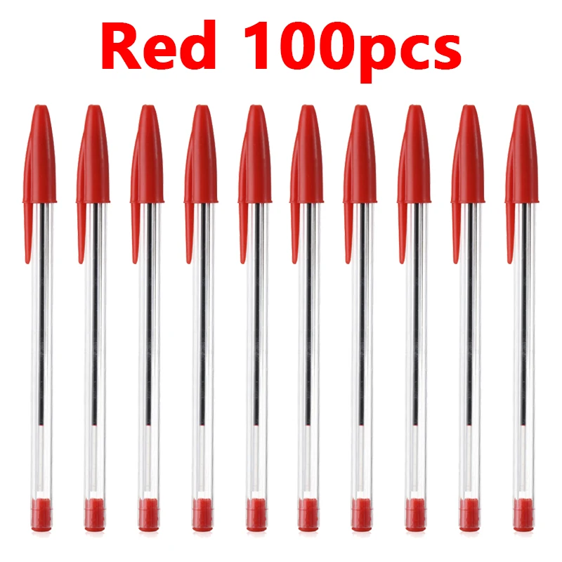 Red 100Pens(2Box)