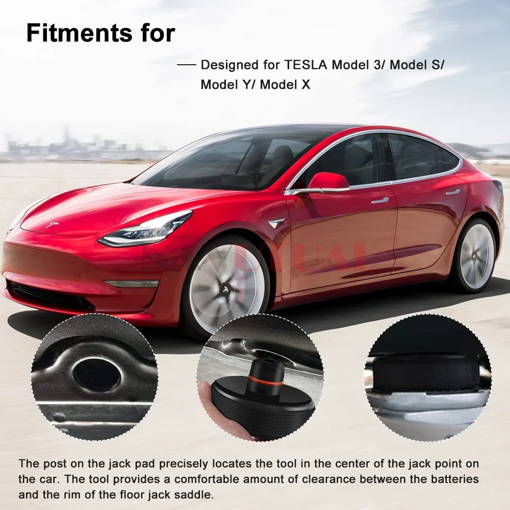 Рисунок 4 - Для Tesla Jack Pads - 4 шт. со встроенной планкой