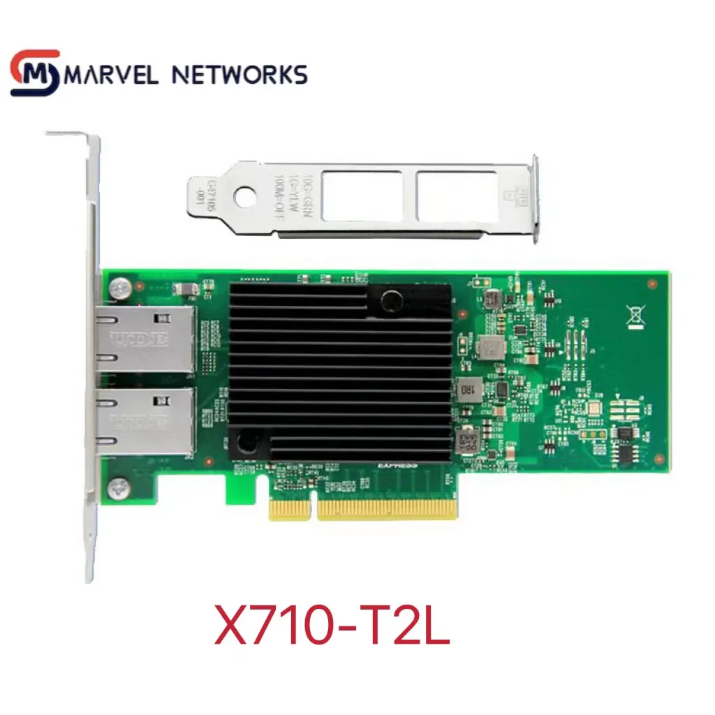 

100% Оригинальный X710-T2L X710 10GbE двойной RJ45 порт Ethernet сетевой адаптер