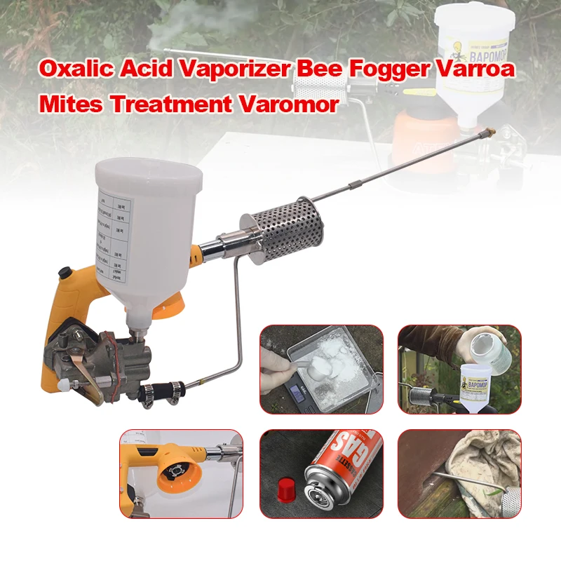 Description Picture 3 of itemOxalic Acid Vaporizer Bee Fogger Varroa Mites Treatment Propane Insect Fogger for Fast and Effective Varroa Mites Control Tool