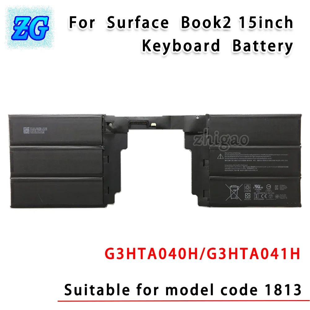 

Use for Microsoft Surface Book2 15inch 1813 Keyboard battery G3HTA040H G3HTA041H Base battery Original