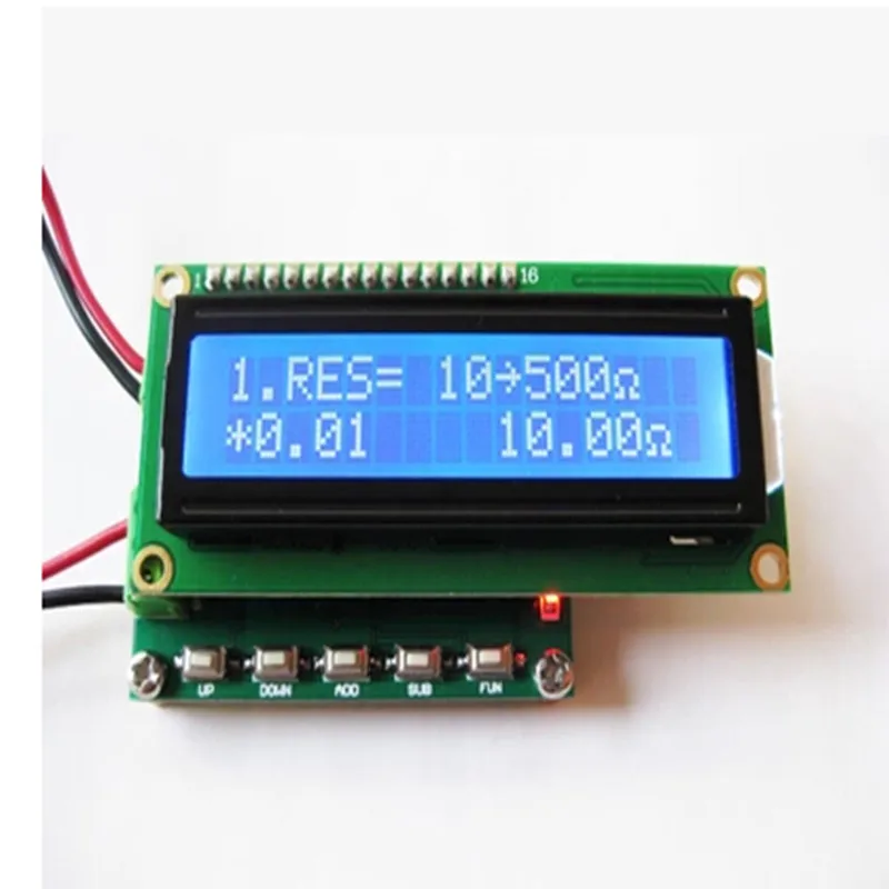 

RTD calibrator resistance signal generator module