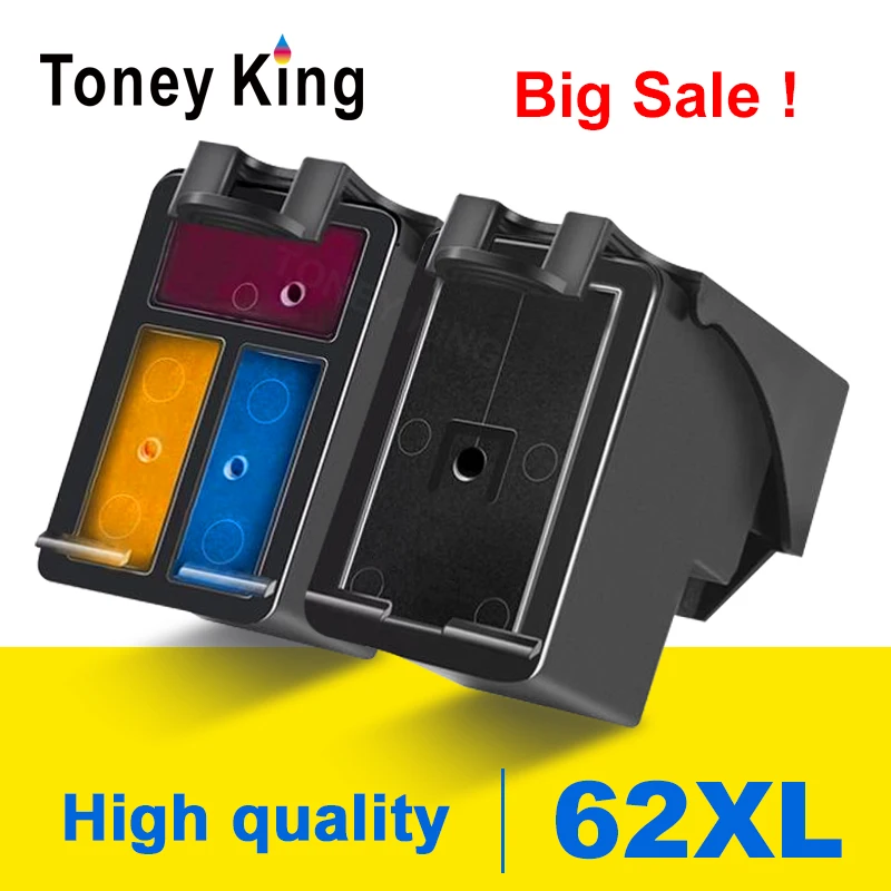 Cartuccia Di Inchiostro Compatibile Per Hp 62Xl Per Hp62 Envy 5540 5541 5542 5543 5544 5545 5546 5547 5548 5549 5640 5642 7640 7643