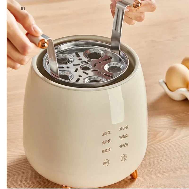 New Egg Poacher Small Household Egg Steamer Multi-function Automatic Power Off Breakfast Machine Poacher Porridge