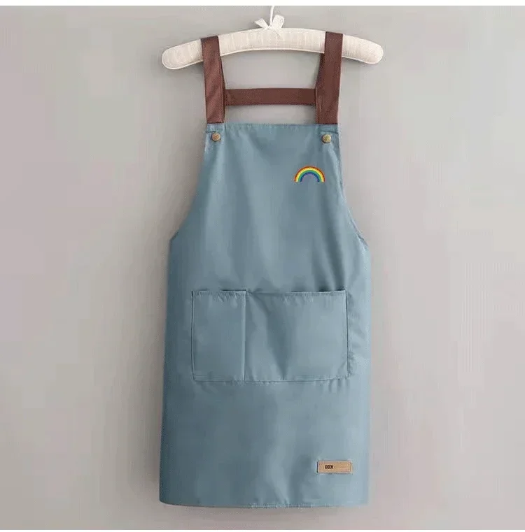 Waterproof and antifouling large pocket hotel restaurant coffee shop Western food Western pastry work clothes apron 3