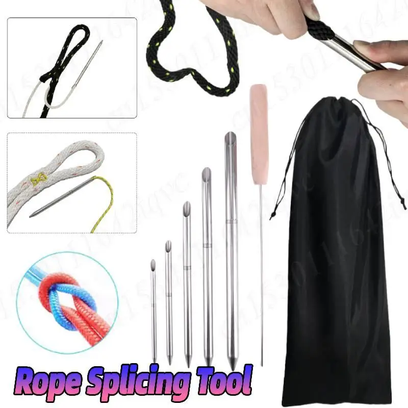 Rope Splicing Tool Kit Ship Rope Line Braiding Set Practical Pusher ...