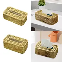 Tissue Box Toilet Paper Storage Rack Paper Tissue Napkin Holder Facial Tissue Holder for Living Room Office Toilet Hotel Bedroom 2
