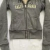 Y2K Goth Fur Collar Hooded Zipper Jacket Harajuku Letter Graphic Embroidery Slim Hoodie Autumn Winter Hot Girl Jacket Sweatshirt 5