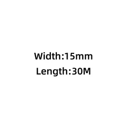 Ultra Thin Double Sided Adhesive Tape - 30M Roll for Scrapbooking and Office Supplies (15mm x 30m)