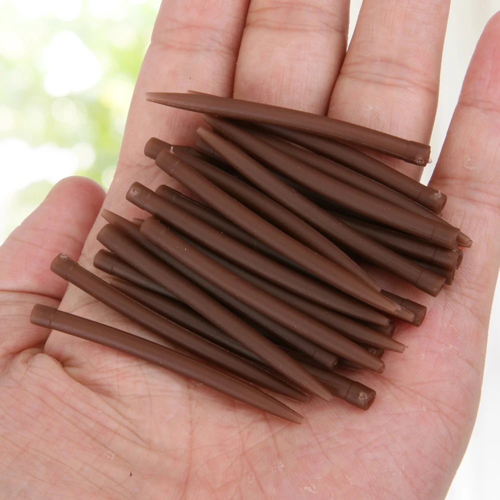 Terminal Carp Fishing Anti Sleeves Connect With Fishing Hook Brown