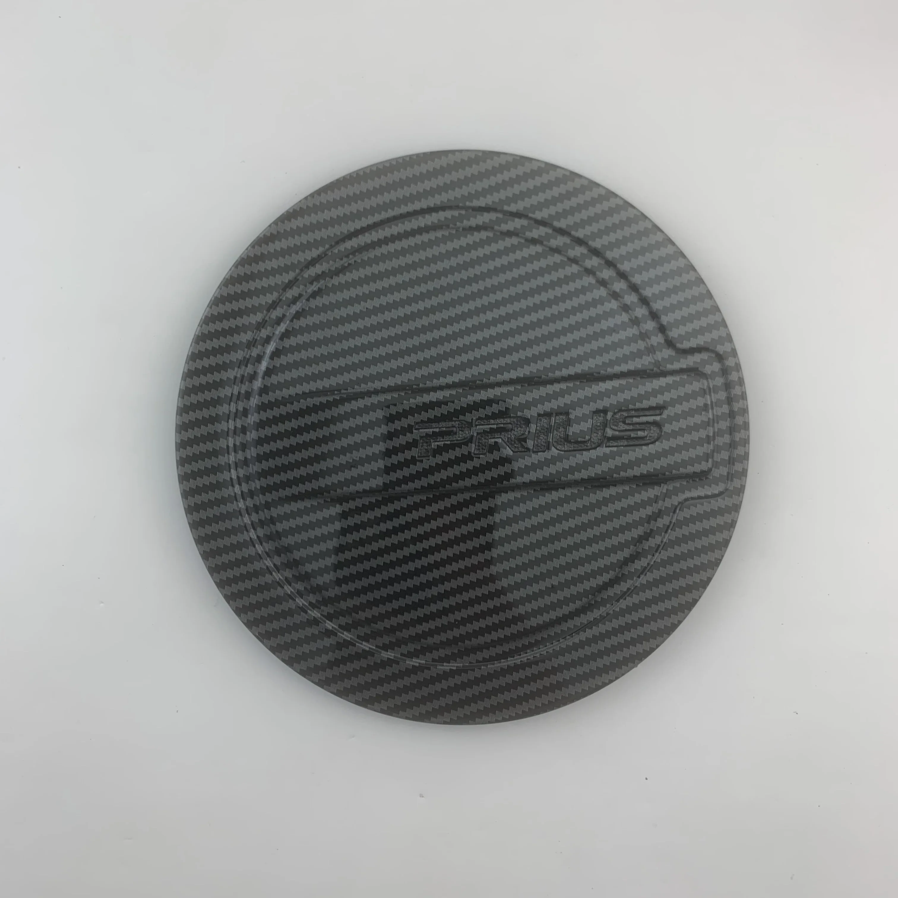 

New Car ABS Carbon Accessories Plated Tank Cover Trim Paste Style For Toyota PRIUS Prius30 2010 2011 2012 2013 2014 2015