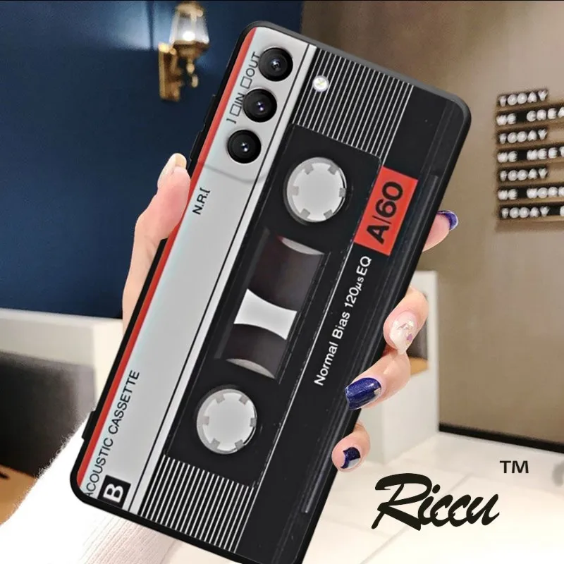 Per Samsung Galaxy Classic Tape Phone Case Per Samsung Galaxy S22 S21 S20 Fe Ultra S10 S9 Plus S10E Note 20Ultra 10Plus Cover