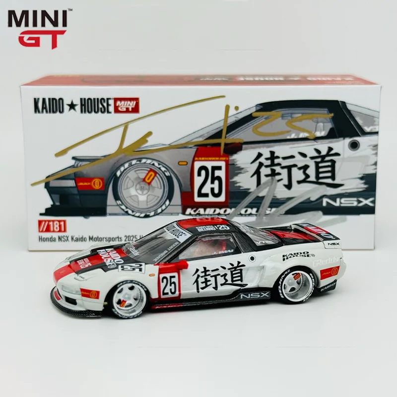 New Mini Gt Kaido House 1:64 Honda Nsx No.25 Hec Version Open-Lid