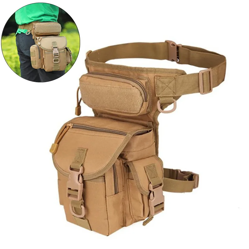 

Уличная водонепроницаемая сумка для ног, портативная высокопрочная нейлоновая многофункциональная тактическая военная сумка для альпинизма