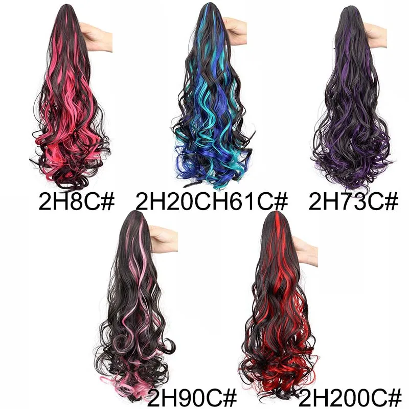 Synthetic 20 Inch Curly Ponytail Hair Extension