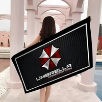 Horror Movie Umbrella Corporation Microfiber Blanket Quick Drying Oversized Printing Super Absorbent Pool Towel Blanket 1