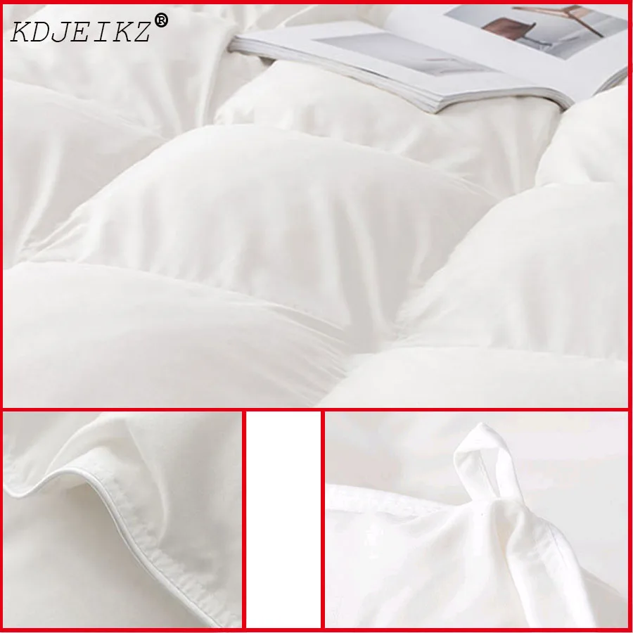 KDJEIKZ Bread Goose Down Quilt Luxury Duvet Soft Goose Down Duvet Quilt Comforter Duvet Spring 、 Autumn Quilts，100% Cotton Shell