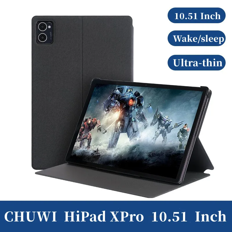 Ultra Thin Three Fold Stand Case For CHUWI HiPad XPro 10.51inch Tablet Soft TPU Drop Resistance Cover For Hipad xpro  New Tablet