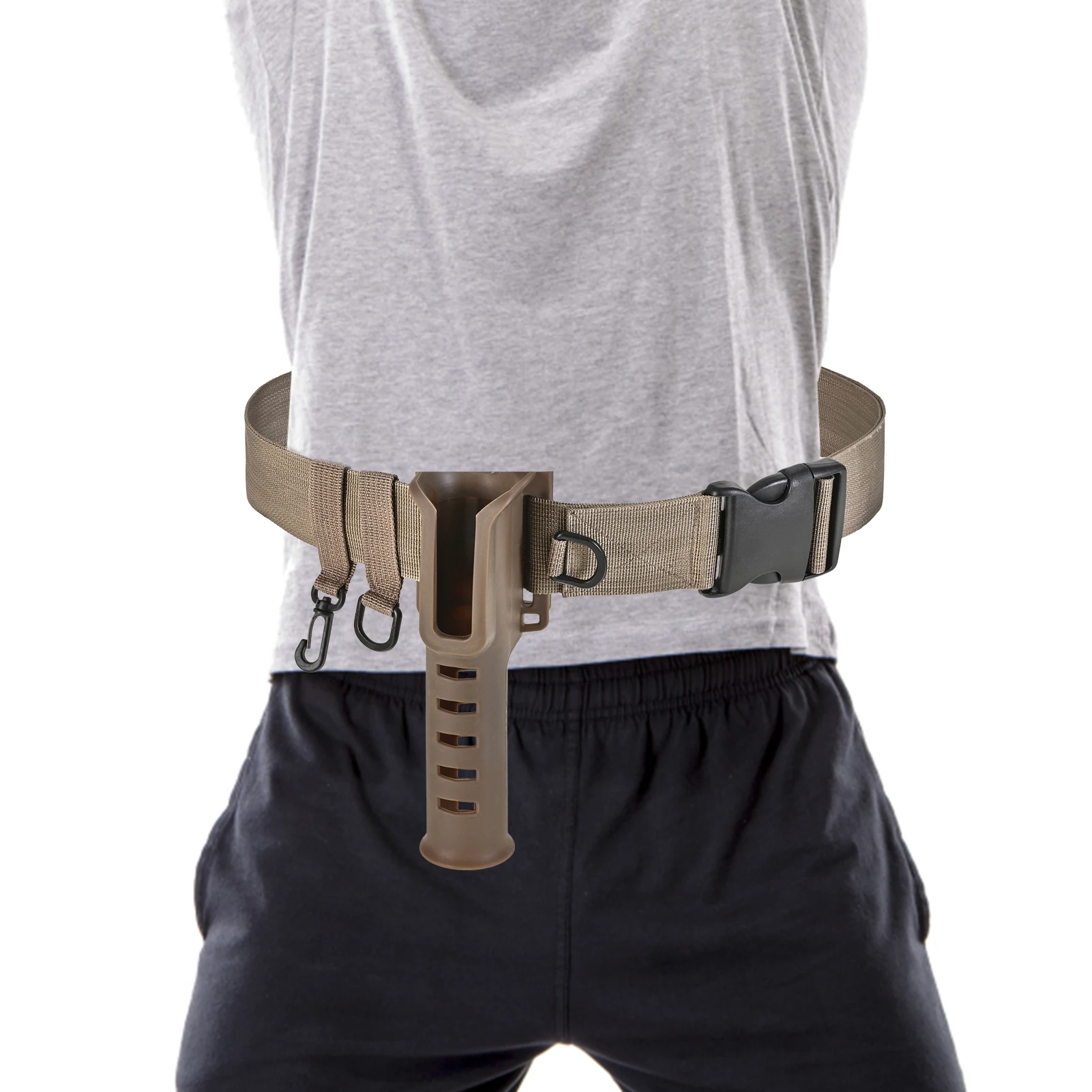 Portable Waist Rod Holders Belt Rod Holder Fishing Rod Pole Inserter Portable Belt Rod Holder