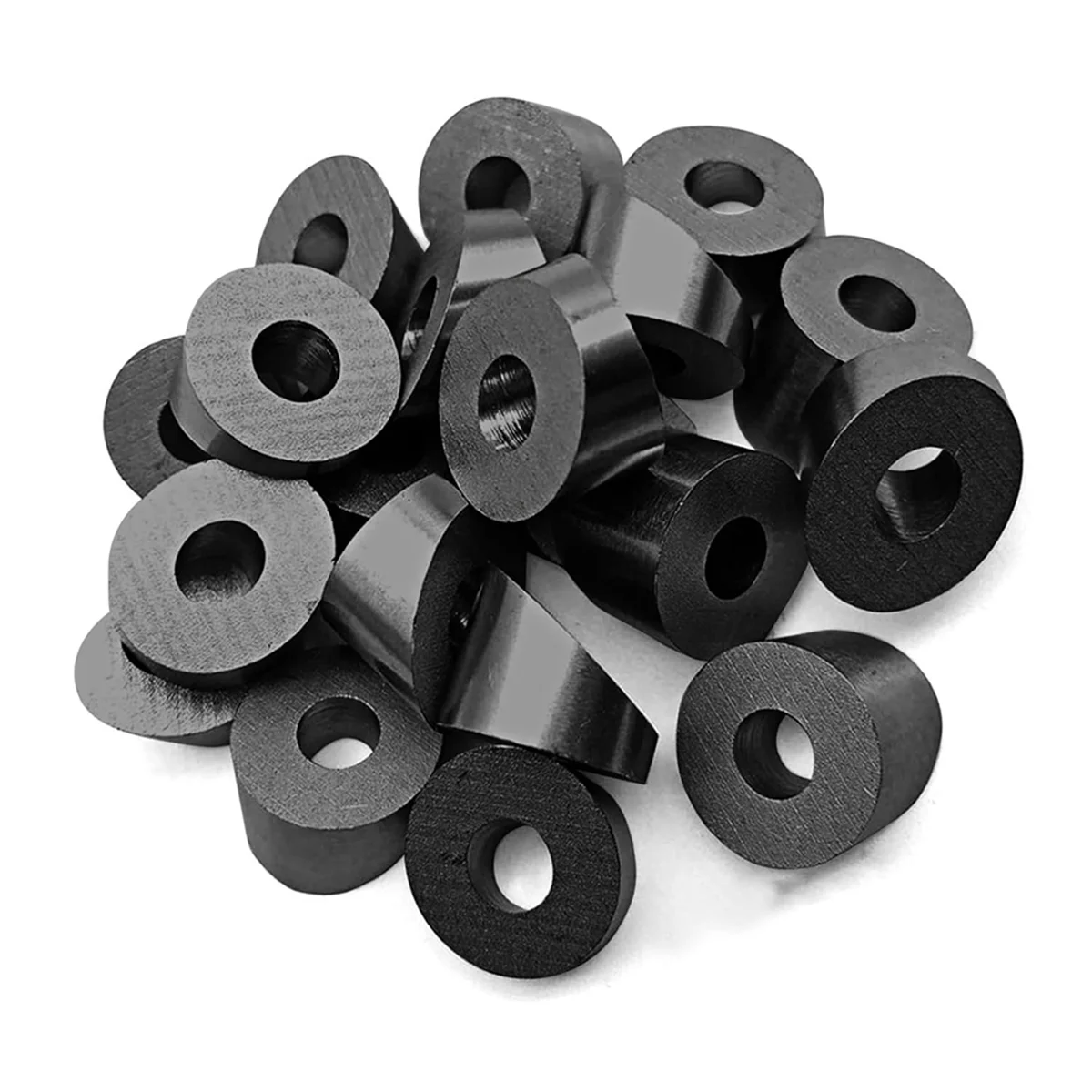 

20 Pack 1/4In ID Angle Washers for Cable Railing Posts, for 1/8In 5/32In 3/16In Deck Cable Railing Cable Railing Angled
