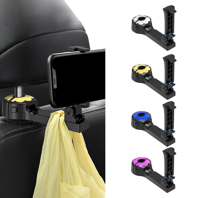 2 in 1 Auto Rücksitz Telefon Stehen Multifunktionale Automative Organizer  Auto Sitz Haken mit Telefon Halter