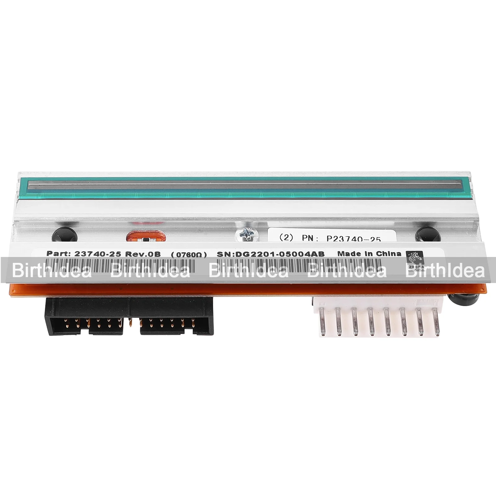 P1004230 제브라 110Xi4 바코드 라벨 프린터용 오리지널 새 열전사 프린트 헤드 203dpi 프린트헤드