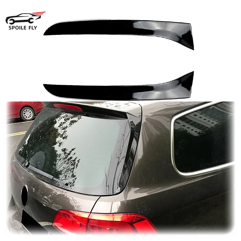 

2 PCS 2011 2012 2013 2014 2015 For VW Passat B7 Wagon Rear Window Side Spoiler Splitter By High Quality ABS Gloss Black