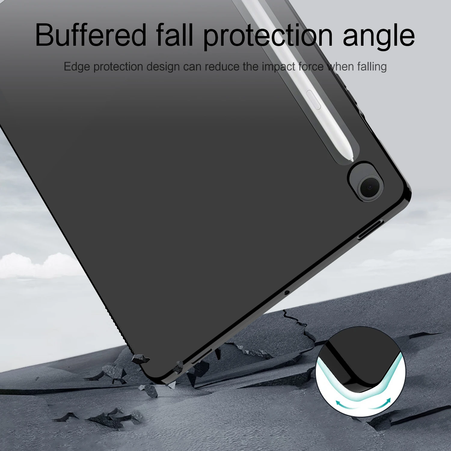 Soft Silicone TPU Tablet Back Cover Case - 10.9 - 11
