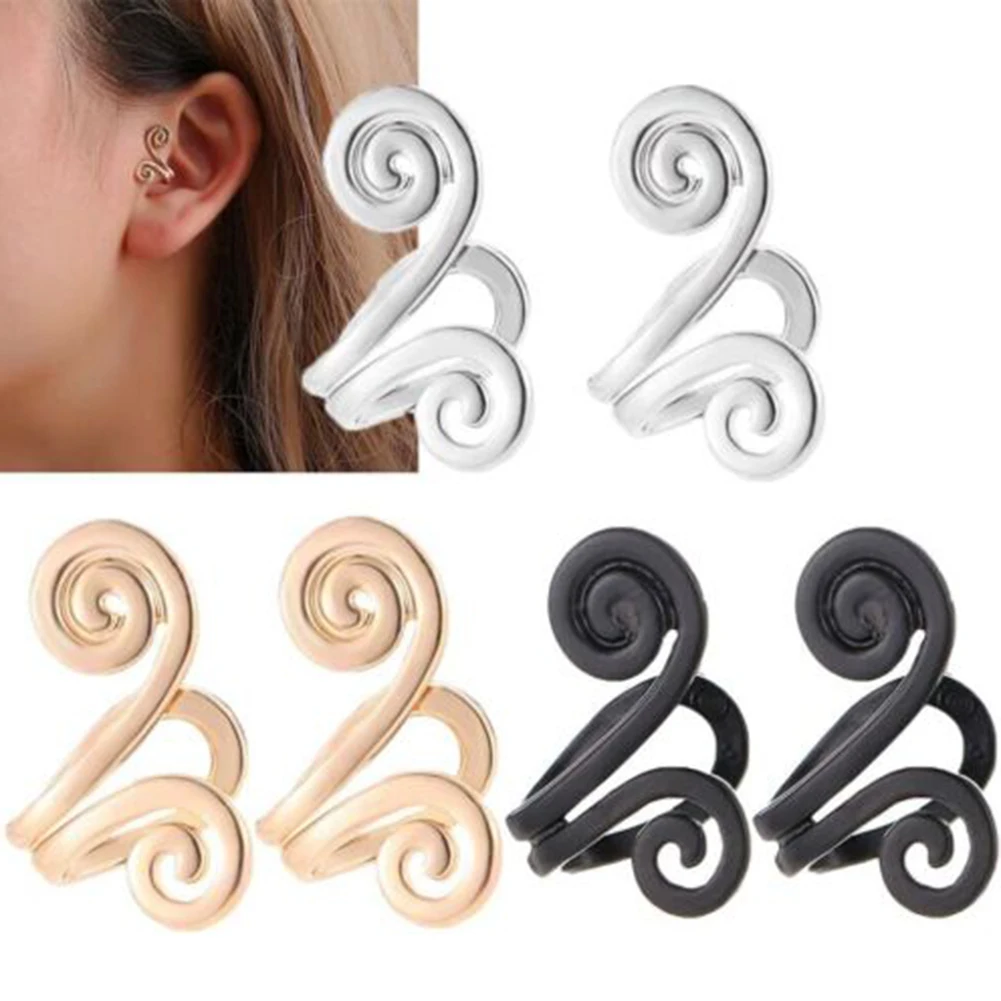 1pcNonPiercingAcupunctureSlimmingEarringsAlloyAcupressure